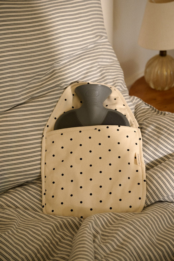 Hot Water Bottle Cover Dotted LOW