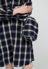 Pouch Horizon Darknavy Check 341 LOW