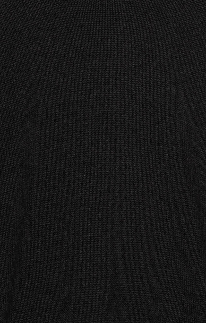 Sally Knit Black CROP