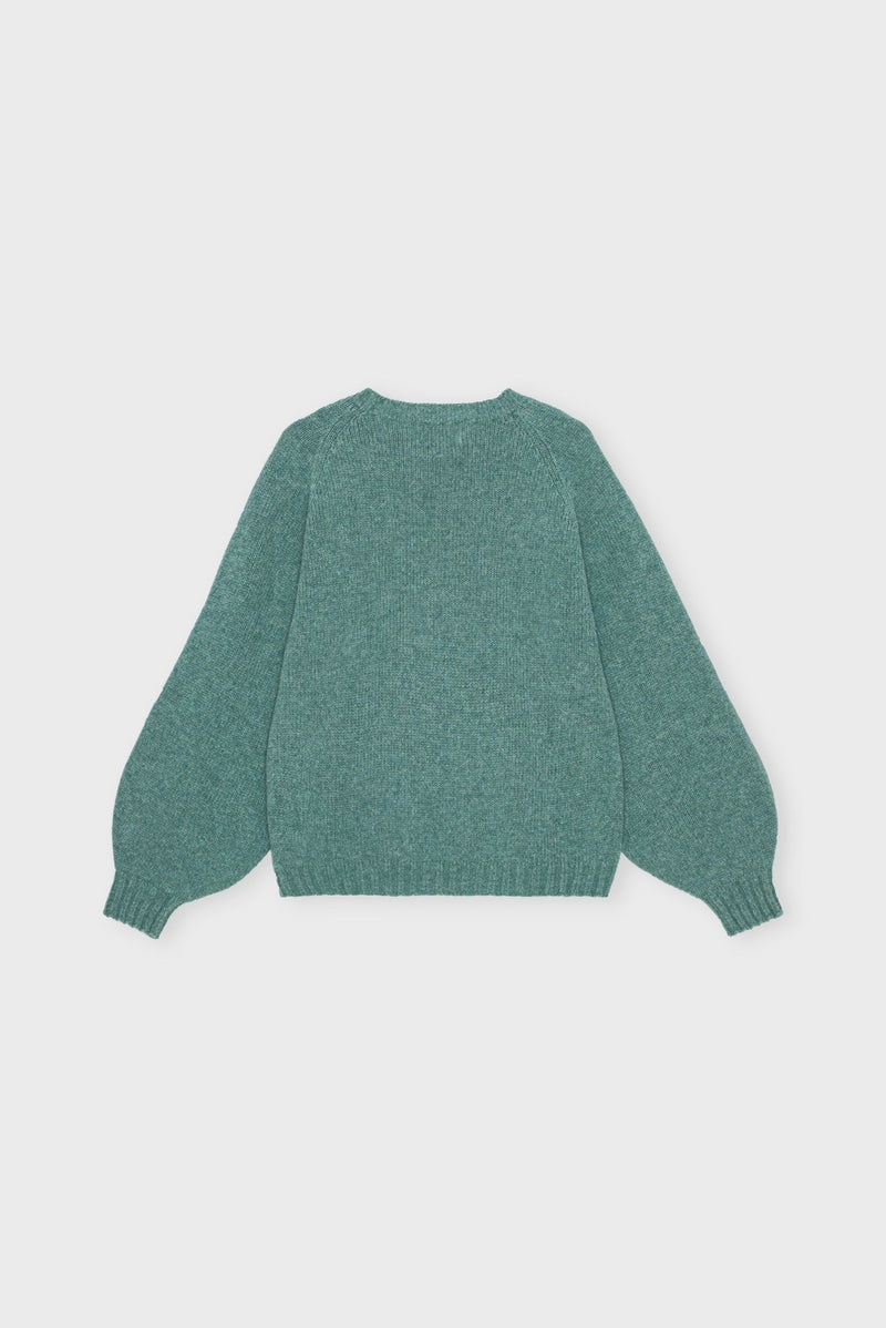 Sienna Knit Green Melange B