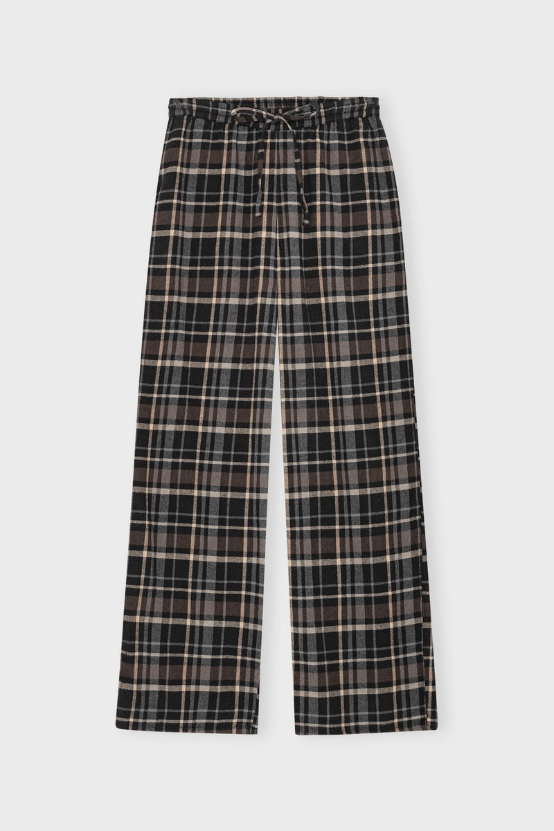 Slowpantscheck Brownblack
