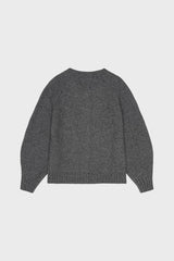 Sofia Cardigan Wool Dark Grey Melange B