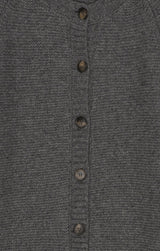 Sofia Cardigan Wool Dark Grey Melange CROP