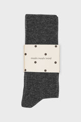 Woollie Socks Charcoal Melange