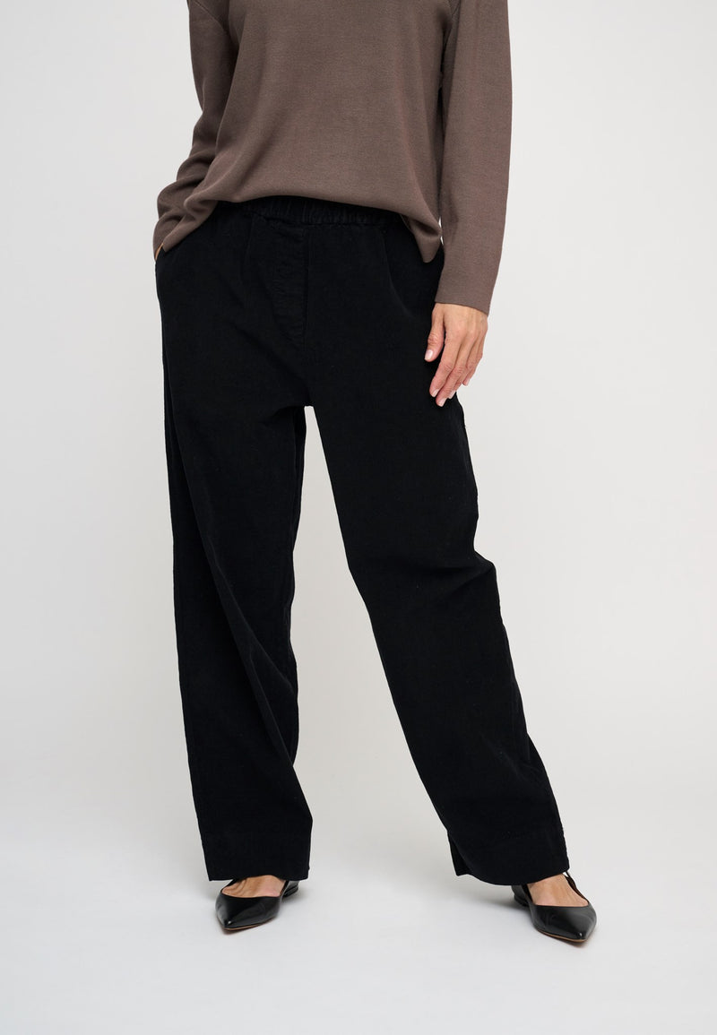 Celeste Cord Pants Black 342 LOW