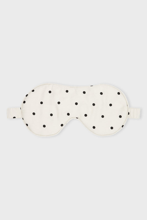 Dotted Sleep Mask Blackdots