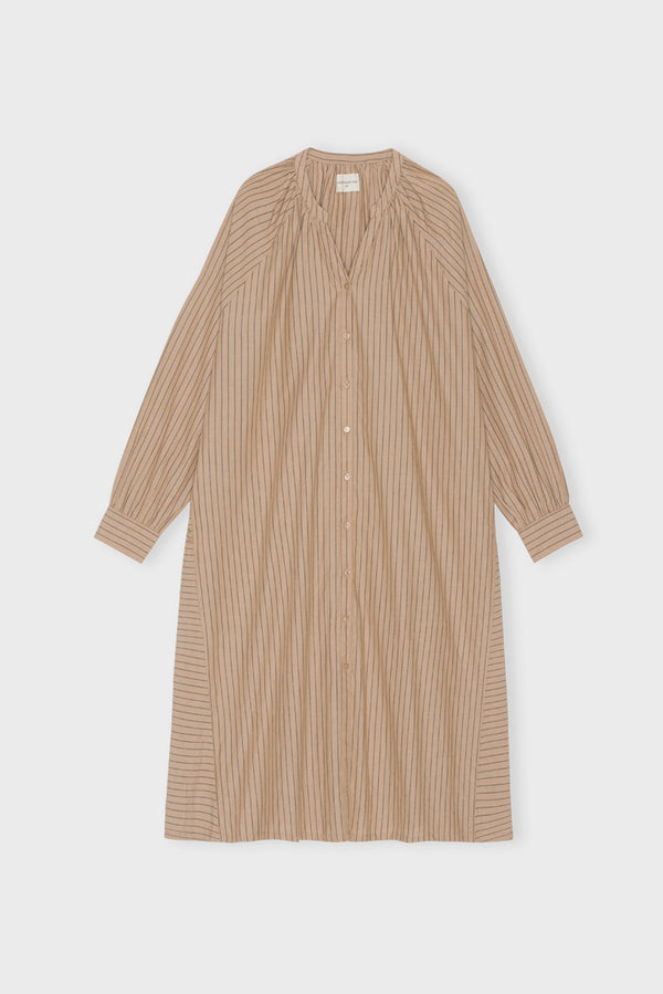 Lifeshirtdressstripe Warmsandmoonlessstripe