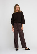 Moon Pants Stripe Brown Sienna Knit Stripe 0459 LOW