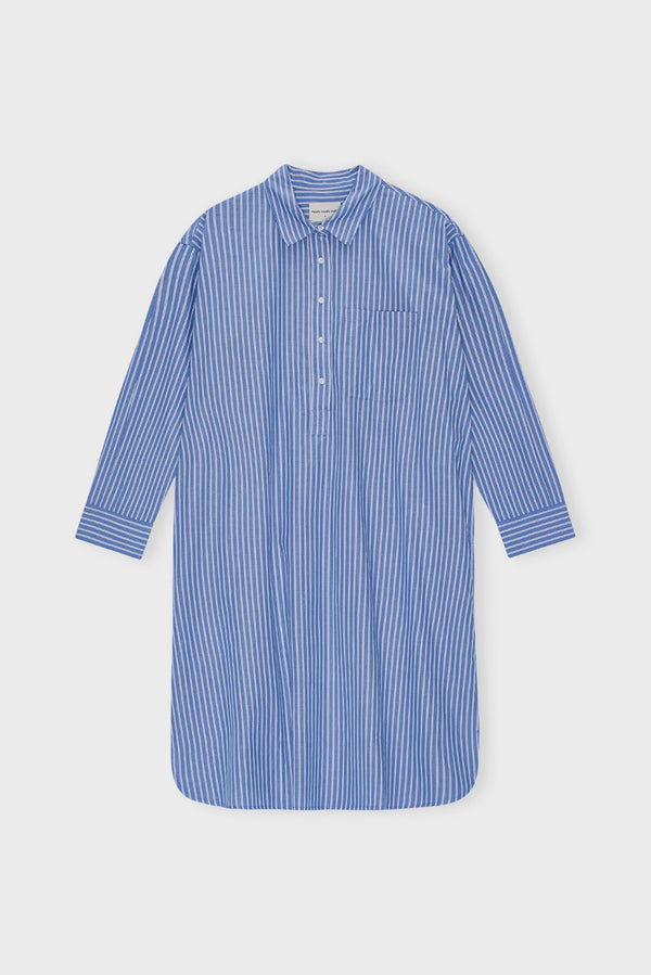 Relieve Shirtdress Blue Stripe