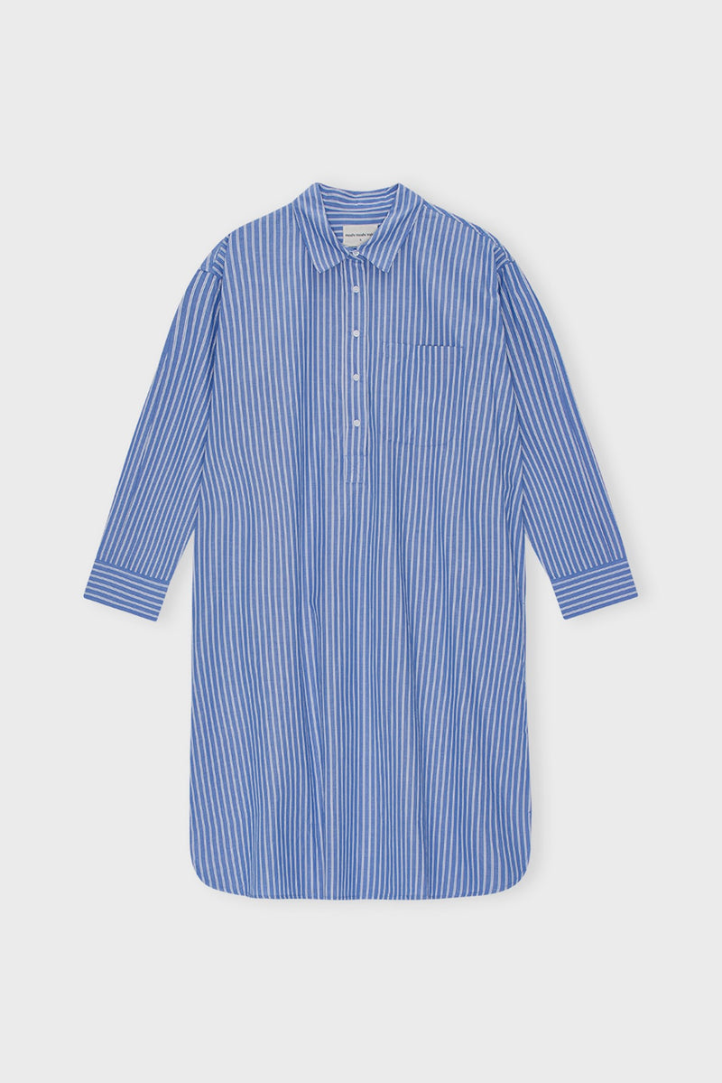 Relieve Shirtdress Blue Stripe