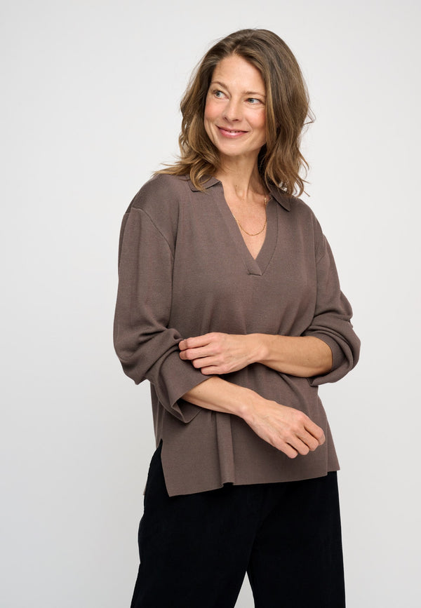 Vela Knit V Neck 338 LOW