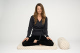 Wise Wrap Smooth Dotted Meditation Mat Yoga Bolster 1387 LOW